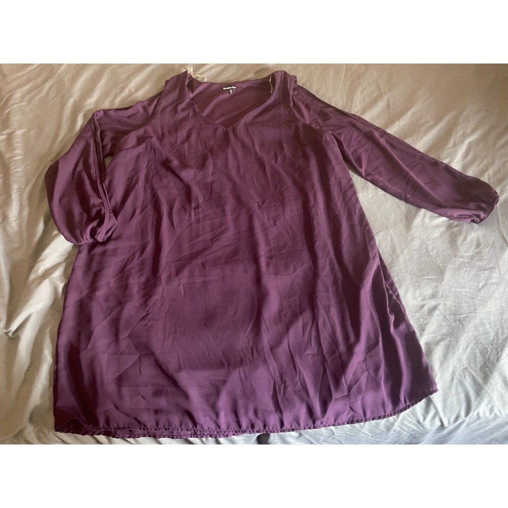 Charlotte Russe Plum 2X Dress  D130